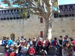 Visite au chateau de Carcassonne